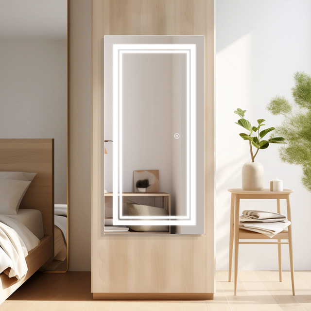 Aluminum Back - framed LED Full - length Body Illuminated Mirror MAW-431