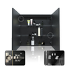 Double-Door Powder-Coated Iron LED Mirror Cabinet CTD-5051: Touch Buttons, Anti-Fog, 3CCT & Adjustable Brightness