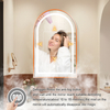 Arched Elegant Modern Led Mirror For Living Room