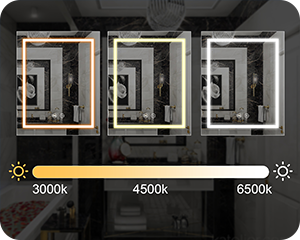 Dimmable Color Mirrors And Cabinets