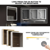 Stainless Steel Mirror Cabinet - 51711
