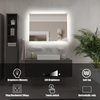 Aluminum Frame Backlit Mirror