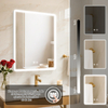 Adjustable Brightness And Frameless Led Bathroom Mirror 