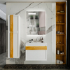 Kaitze CAS-2531 Aluminum Double - Door LED Mirror Cabinet with Anti - Fog Feature, Two Touch Buttons, 3CCT and Special Top - Bottom Lighting Design