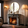 MALF-710-LED Mirror with Brushed Gold Frame