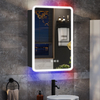 Anti-Fog 3CCT Aluminum LED Mirror Cabinet CTS-6263 with Touch Controls: Adjustable Brightness & RGB Light Effects