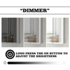 Aluminum Double-Door LED Mirror Cabinet CAD-5282: Touch Buttons, Anti-Fog Technology, 3CCT & Adjustable Illumination