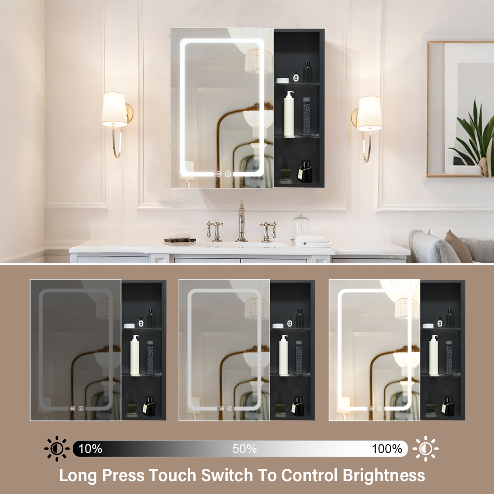 Adjustable Aluminum Mirror Cabinet