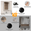 Stainless Steel Mirror Cabinet - 51711