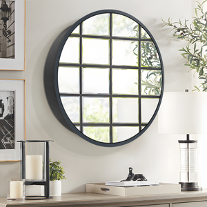 Round Mirror Cabinet without Lights-2