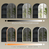 Sliding Track Door Steel Powder-coated Arched Mirror Cabinet