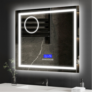 Magnifying Lighted Mirror with a Display Screen
