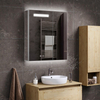 Kaitze CAS-2531 Aluminum Double - Door LED Mirror Cabinet with Anti - Fog Feature, Two Touch Buttons, 3CCT and Special Top - Bottom Lighting Design