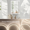 CTL-3570-CN-Corner Mirror Cabinet with Light