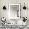 Single - Door Aluminum LED Mirror Cabinet CAS-411