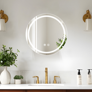 Waterproof Round Stainless Steel Mirror Cabinet For Living Room