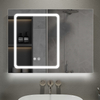 Double-door Contemporary Stainless Steel Mirror Cabinet For Living Room