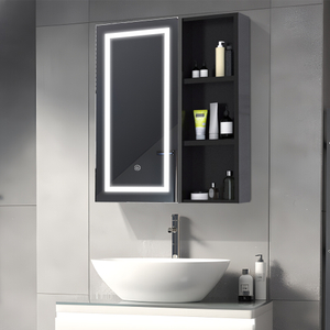 Steel with Powder Coated Mirror Cabinet - 6066