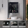 Steel with Powder Coated Mirror Cabinet