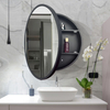 Round Mirror Cabinet without Lights-2