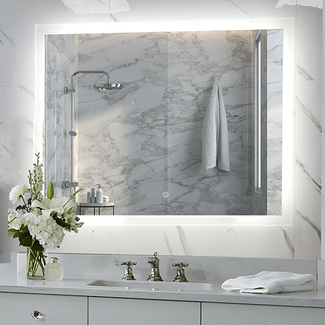 Aluminum Frame Backlit Mirror