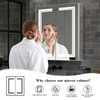 Wall-Mounted And Minimalist Aluminum Mirror Cabinet