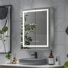 Kaitze Stainless Steel Single - Door LED Mirror Cabinet CSS-3112 with Ring-shaped Led light