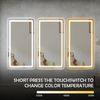 Explosion - proof Tempered Glass Full - length LED Mirror MAW-3113 with Aluminum Frame