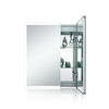 Aluminum Double-Door LED Mirror Cabinet CAD-5282: Touch Buttons, Anti-Fog Technology, 3CCT & Adjustable Illumination