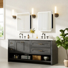 Single-door Rectangular Steel With Powder Coated Mirror Cabinet For Bathroom