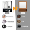 Steel with Powder Coated Mirror Cabinet - 6171