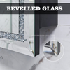 Steel with Powder Coated Mirror Cabinet