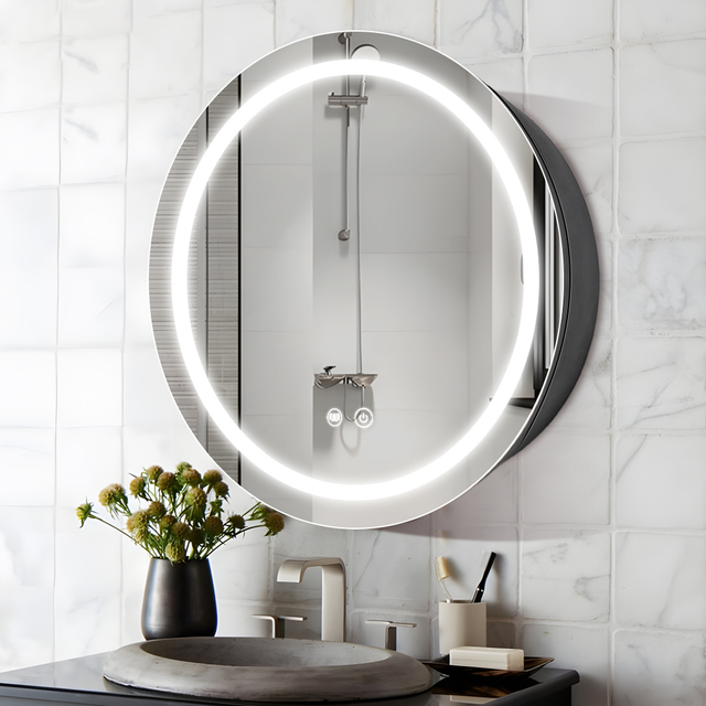 Round Mirror Cabinet-1