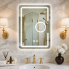 Kaitze Newly-Designed Lighted Bath Mirror with Magnifying Glass