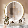 MALF-710-LED Mirror with Brushed Gold Frame