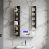 Smart Single - Door Stainless Steel LED Mirror Cabinet CSS-4113: Touch Controls, Anti - Fog, 3CCT, Dimmable Lights, Bluetooth Connectivity, Alarm & Temperature Display
