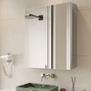 Aluminum Double-Door Mirror Cabinet CAD-6262 with Dual Door Mirrors & Full-Body Mirror Finish