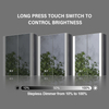 Durable Water-Resistant Aluminum Mirror Cabinet For Hotel