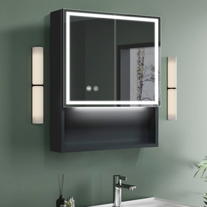 Impact-Resistant With Powder Coated Mirror Cabinet Impact-Resistant