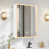 Easy-To-Clean Framed Steel With Powder Coated Mirror Cabinet For Office