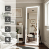 MFS-43145-Full Length LED Mirror,Standing or Wall Mount
