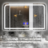 R-Corner Back-lit Bluetooth Display Lighted Mirror