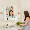 Convenient New-Style Single-Door Steel Mirror Cabinet