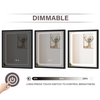 Durable LED Black Smart Framed Mirror For Bathroom
