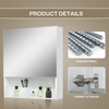 Convenient New-Style Single-Door Steel Mirror Cabinet