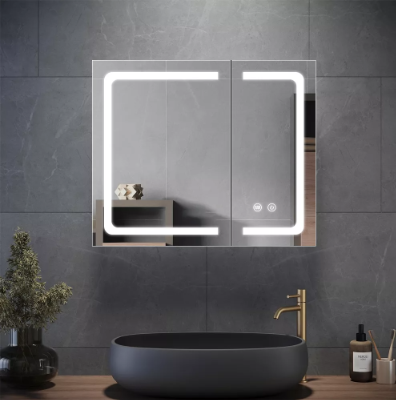 How Are Door Gaps Kept Consistent in Mirror Cabinets?
