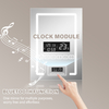 Steel Mirror Cabinet with Six-key Touch Controls and a High-definition Display Screen