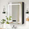Steel Mirror Cabinet with Six-key Touch Controls and a High-definition Display Screen