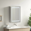 High-Quality Metal-Style Stainless Steel Single-Door Bathroom Mirror Cabinet