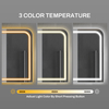 R-Corner Back-lit Bluetooth Display Lighted Mirror